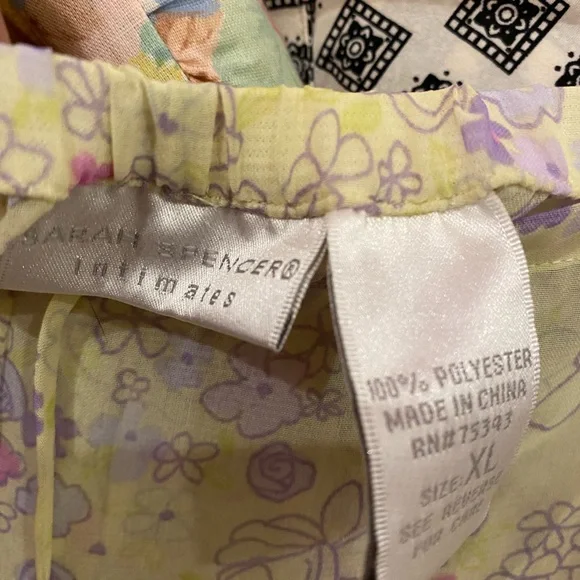 SARAH SPENCER SHEER PAJAMA BOTTOMS - Picture 6 of 6